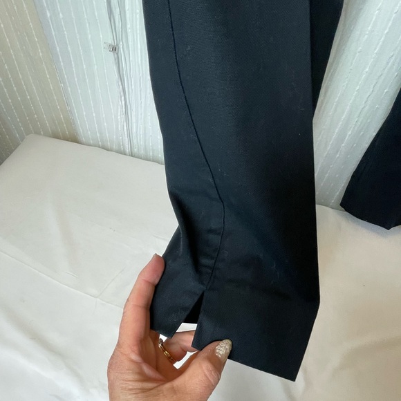 Black The Limited stretch black dress pants size 2 regular with ankle slits - Picture 3 of 4